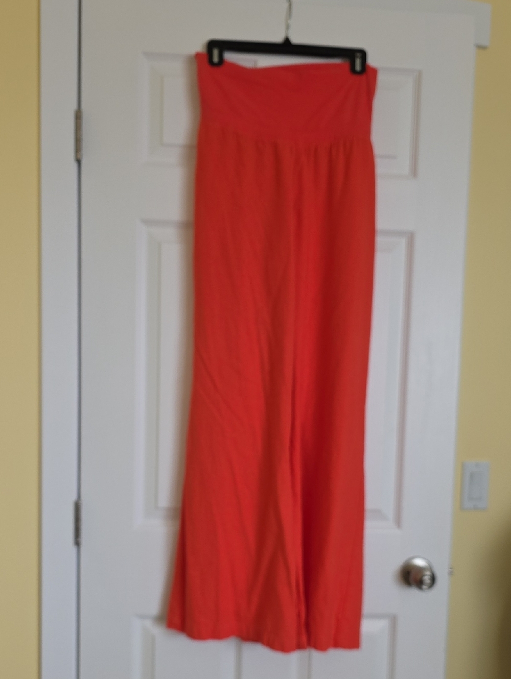 Old Navy Wide-Leg Pants in Bright Orange